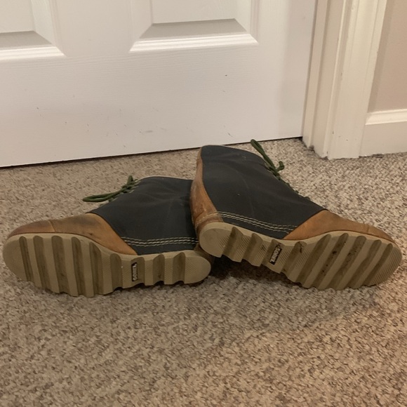 Sorel grey tan Joan of Artic lace up wedge boots sz 10 - Picture 6 of 6